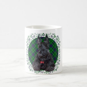 Schottischer Terrier auf Tartan Tasse