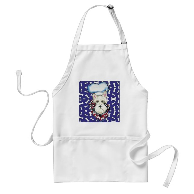 Schottischer Terrier Chefs Schürze (Vorne)