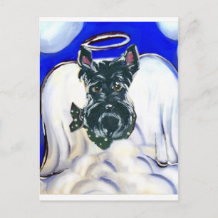 Schottischer Terrier Engel Postkarte