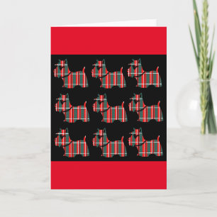 SCHOTTISCHER TERRIER FEIERTAGSKARTE