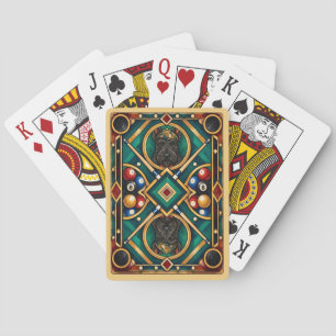 Schottischer Terrier, Geometrisches Mosaik Spielkarten