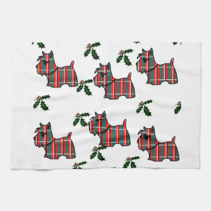 SCHOTTISCHER TERRIER  GESCHIRRTUCH