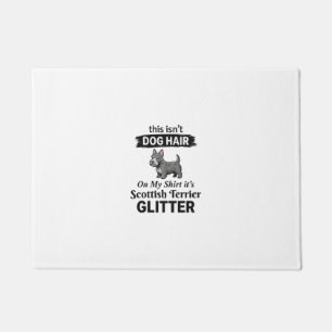 Schottischer Terrier Glitter Lustiges Hunde-Liebha Fußmatte