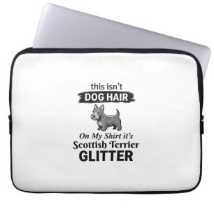 Schottischer Terrier Glitter Lustiges Hunde-Liebha Laptopschutzhülle