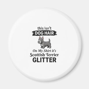 Schottischer Terrier Glitter Lustiges Hunde-Liebha Magnet