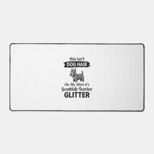 Schottischer Terrier Glitter Lustiges Hunde-Liebha Schreibtischunterlage