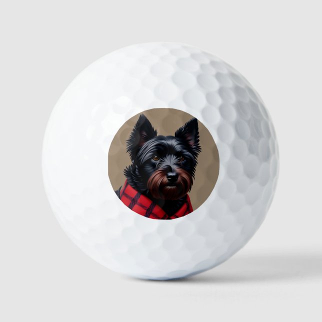 Schottischer Terrier Golfball (Vorderseite)