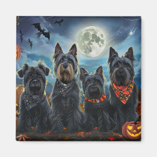 Schottischer Terrier Halloween Gruselig Magnet