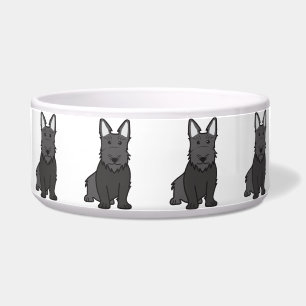 Schottischer Terrier-HundeCartoon Napf