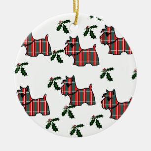 SCHOTTISCHER TERRIER KERAMIKORNAMENT