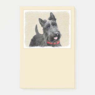 Schottischer Terrier Malerei - Süße originelle Hun Post-it Klebezettel