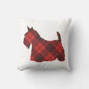 Schottischer Terrier Maxwell Tartan Kissen