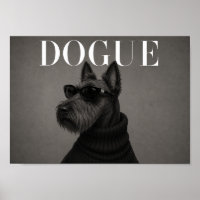 Schottischer Terrier Mode-Editorial-Hunde-Kunst-Dr