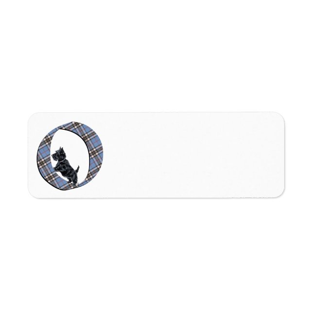 Schottischer Terrier Monogramm O (Vorne)