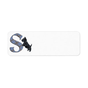 Schottischer Terrier Monogramm S