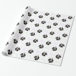 Schottischer Terrier Party-Tier Geschenkpapier