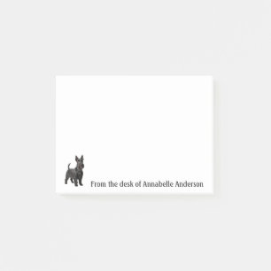 Schottischer Terrier Personalize Post-it Klebezettel