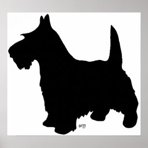 Schottischer Terrier Poster