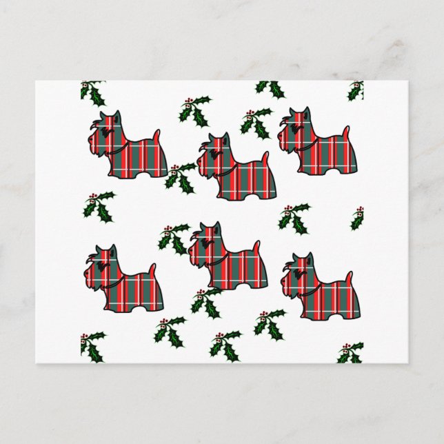 SCHOTTISCHER TERRIER POSTKARTE (Vorderseite)