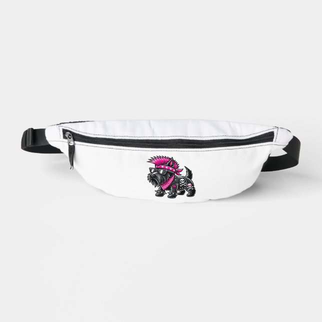 Schottischer Terrier Punk-Musik Bauchtasche (Vorderseite)