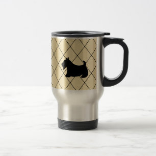 Schottischer Terrier Scotty Hund Reise Kaffeetasse