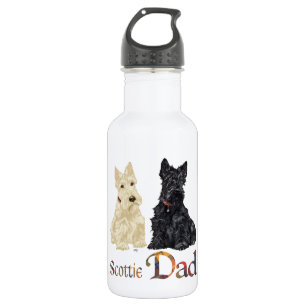 Schottischer Terrier Vatertag Trinkflasche
