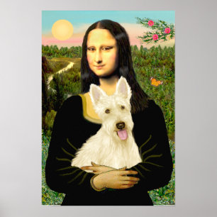 Schottischer Terrier (W5) - MonaLisa Poster