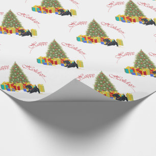 Schottischer Terrier Weihnachten Geschenkpapier
