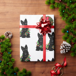Schottischer Terrier Weihnachten Geschenkpapier