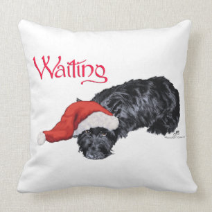 Schottischer Terrier Weihnachts Kissen