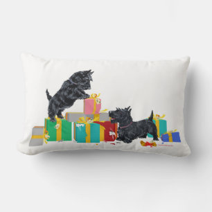 Schottischer Terrier Weihnachtsgeschenke Kissen