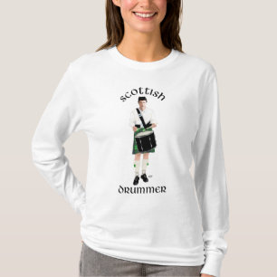 Schottischer Trommler - Grüner Kilt T-Shirt