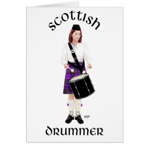 Schottischer Trommler - Lila Kilt