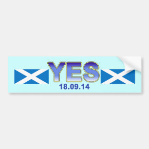 Schottischer Unabhängigkeit Indy Saltire Autoaufkleber