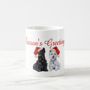 Schottischer und West Highland White Terrier Beche Kaffeetasse
