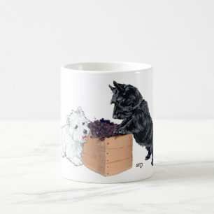 Schottischer und West Highland White Terrier Beche Tasse