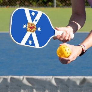 Schottisches Australisch (Heritage flagge) Pickleball Schläger