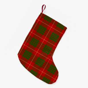 Schottisches Clan-Camerontartan-Muster Kleiner Weihnachtsstrumpf