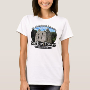 Schottisches Clan Hannay Sorbie Turm-Schloss T-Shirt