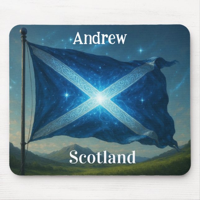 Schottisches Flagge-Mauspad Mousepad (Vorne)