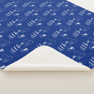 Schottisches Flaggenherz, Alba, Schotten Gälisch Sherpadecke