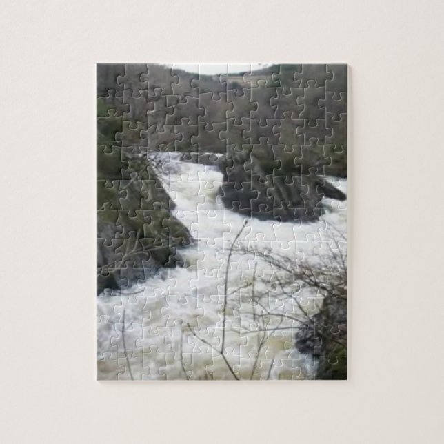 SCHOTTISCHES FLUSS-PUZZLESPIEL PUZZLE (Vertikal)