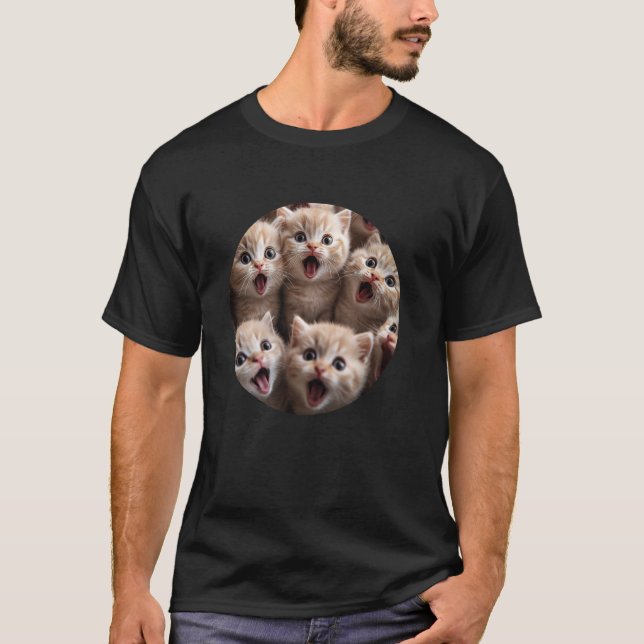 Schottisches Fold-Katzenbaby T-Shirt (Vorderseite)