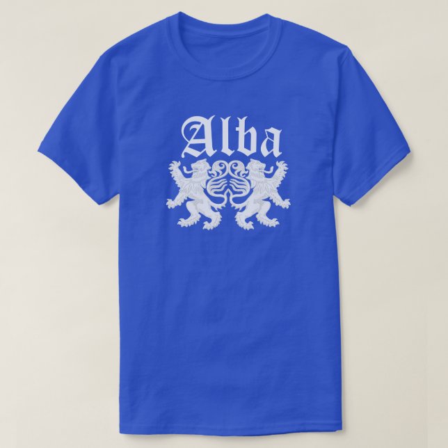 Schottisches Gälisch alba Schottland T-Shirt (Design vorne)