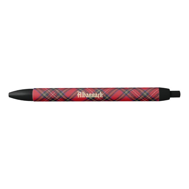 Schottisches Gälisch Albannach Tartan-Stift Kugelschreiber (Vorderseite)