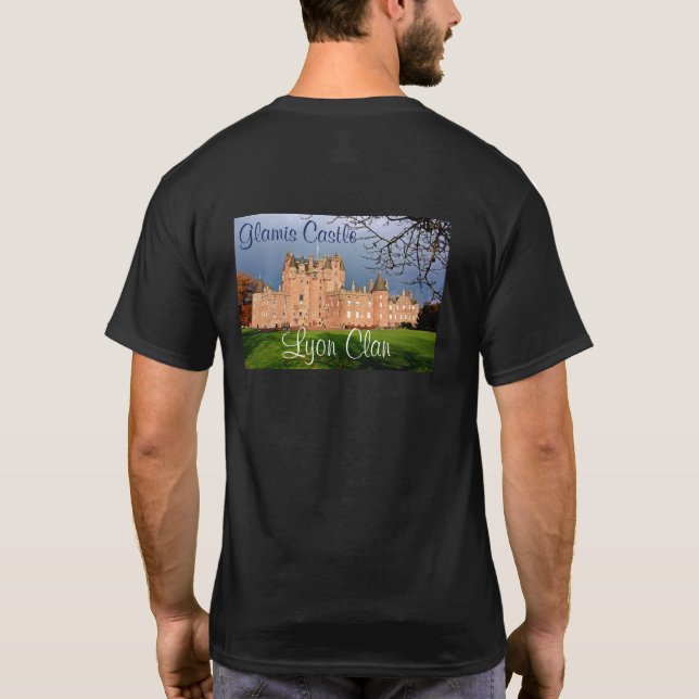 Schottisches Glamis Castle - Lyon Family Zuhause-F T-Shirt (Rückseite)