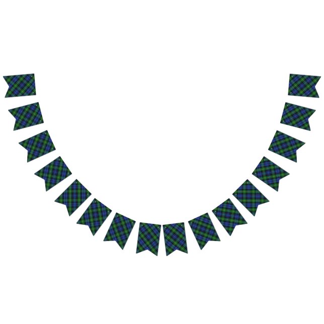 Schottisches Haus von Gordon-ClanTartan Wimpelkette (Alle)