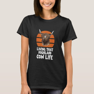 Schottisches Highland-Rind, das das Highland-Rind- T-Shirt