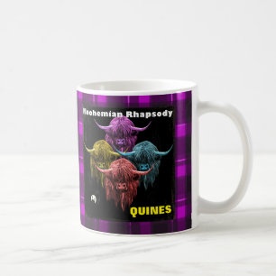 Schottisches Highland-Rind. Moohemian Rhapsodie Kaffeetasse