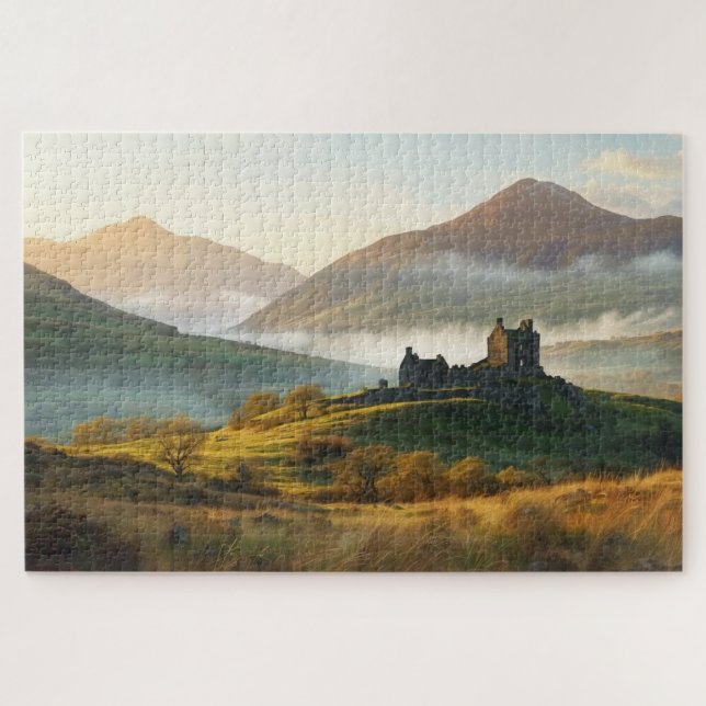 Schottisches Hochland-Puzzle Puzzle (Horizontal)